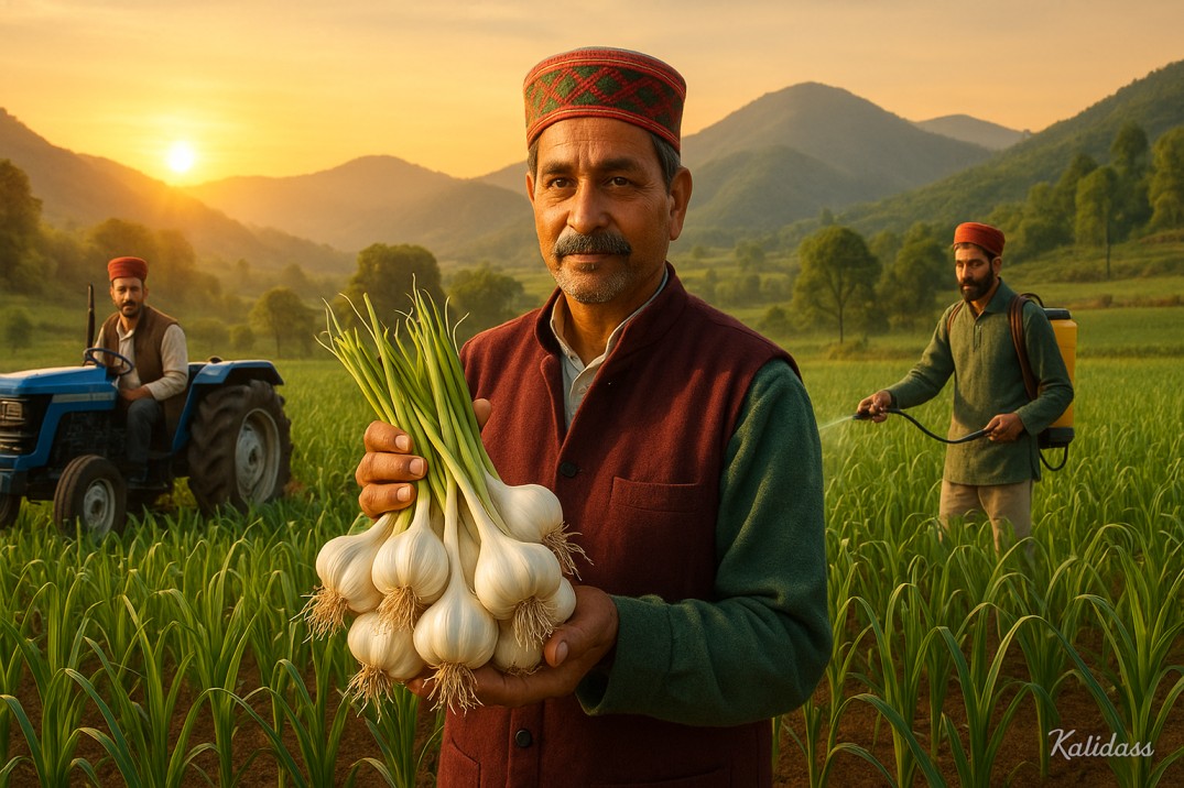 🧄 Himachal Garlic