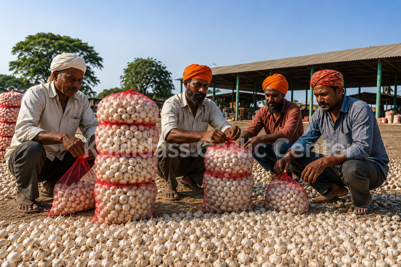 White Fresh Garlic